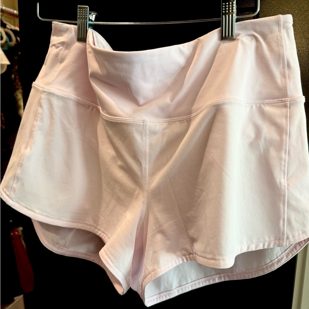 lululemon athletica Soft Pink Athletic Skort Shorts